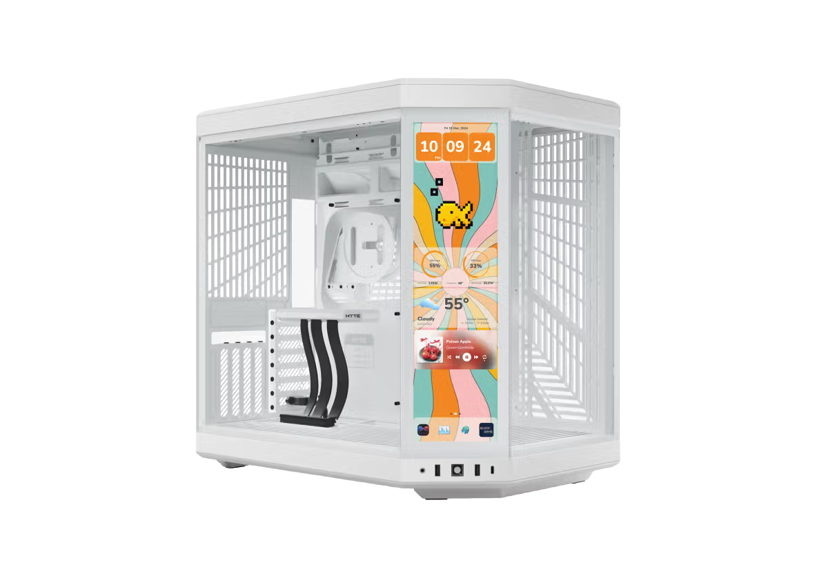HYTE Y70 TOUCH INFINITE WITH TOUCHSCREEN SNOW WHITE