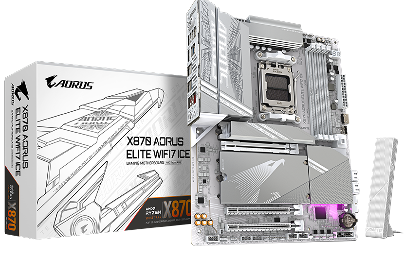 Gigabyte X870 Aorus Elite WF7 Ice