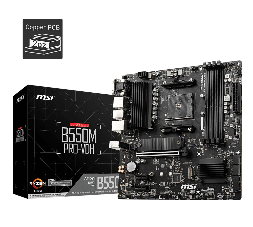 MSI B550M-PRO VDH