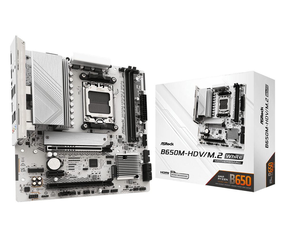 Asrock B650M-HDV/M.2 White